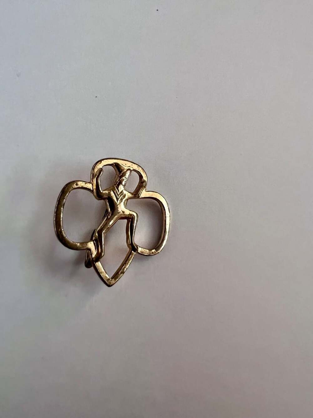 Girl Scouts Vintage Brownie Membership Pin Dancing Pixie